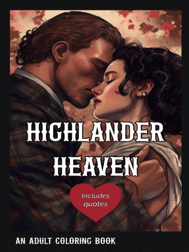 Highlander Heaven ebook Coloring Book- Printable version